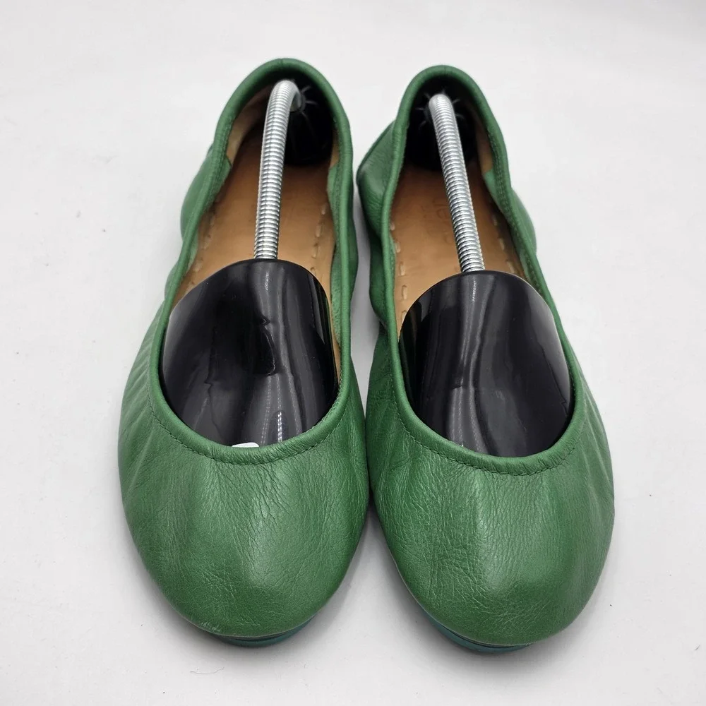 Tieks By Gavrieli Ballet Flats US 9 Clover Green Foldable Chic Comfortable